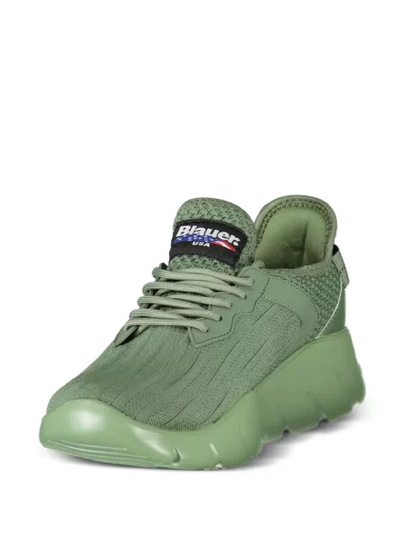Fűzős kötött sneaker Blauer zöld