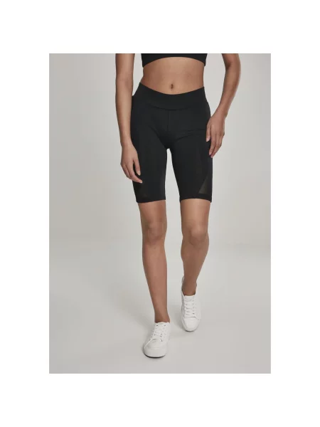 Pantaloni scurți pentru ciclism Urban Classics plasă negru