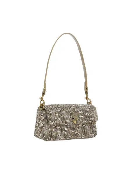 Torebka Kurt Geiger London z twillu żółta