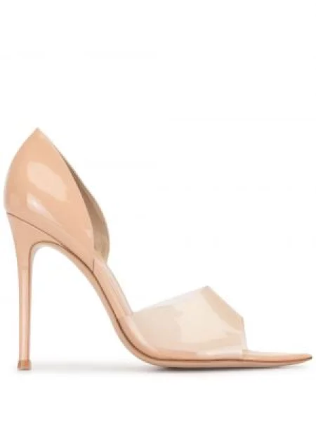 Pantofi cu toc Gianvito Rossi transparente