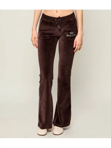 Sporty&Rich Jogger nadrág Sporty $ Rich x Juicy Couture | flare fit barna