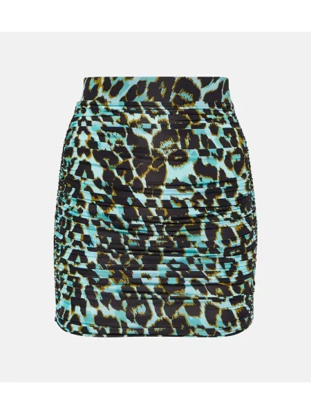 Fustă Alex Perry cu imagine cu model leopard