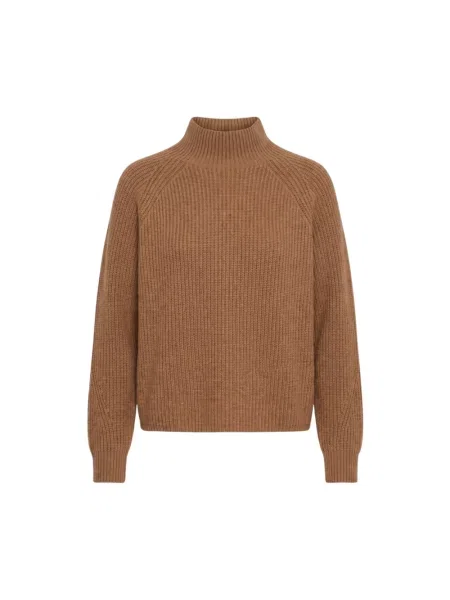 Sweter Max Mara Studio wełniany brązowy