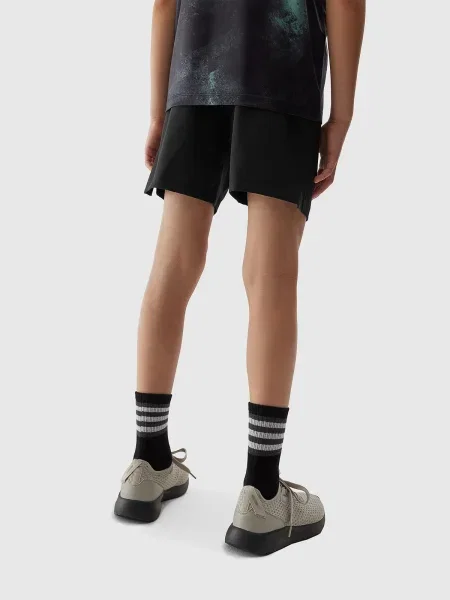 Pantaloni scurți de sport copii 4f negru