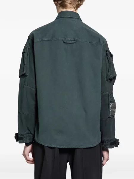 Дънкова риза Martine Rose зелено