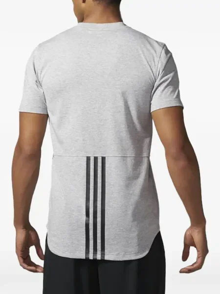 Strečové vícebarevný polotričko Adidas s autogramem šedé