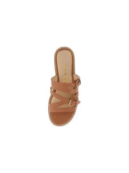 Pantofi Guess din piele maro