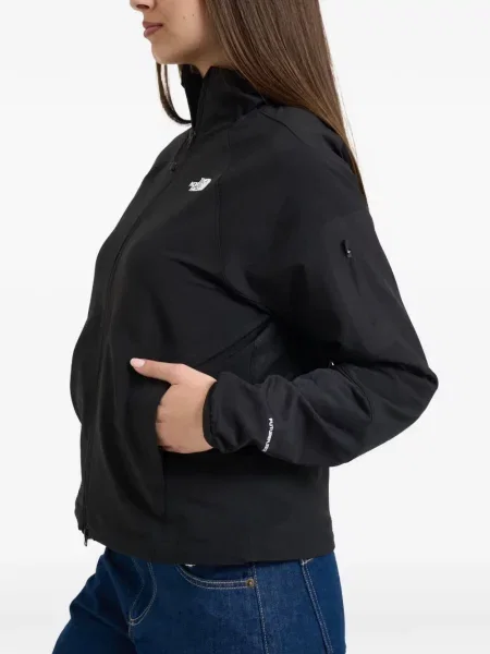 Geacă The North Face cu glugă negru