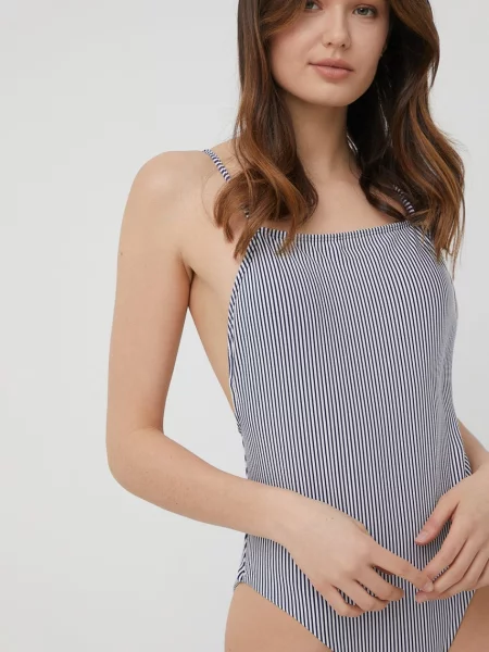 Plavky Superdry tmavomodrá mírně vyztužený košík