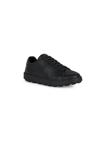 Sneakersy Geox skórzane czarne