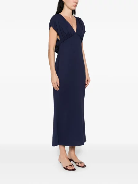 Rochie maxi Staud albastru
