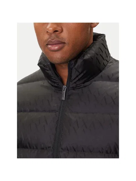 Armani Exchange Vatovaná bunda čierna
