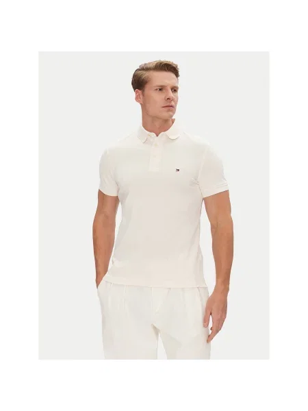 Tommy Hilfiger Polo Slim Fit μπεζ