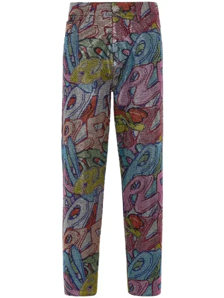 Zwężane dżinsy Philipp Plein zwężany niebieski