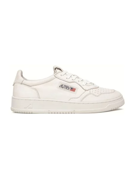 Sneakersy Autry skórzane białe