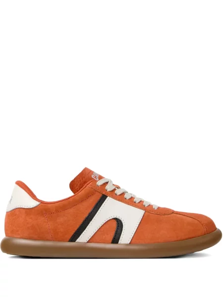 Sneakerși Camper din piele portocaliu