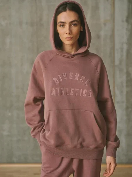 Худі DIVERSE бавовна/поліестер рожевий
