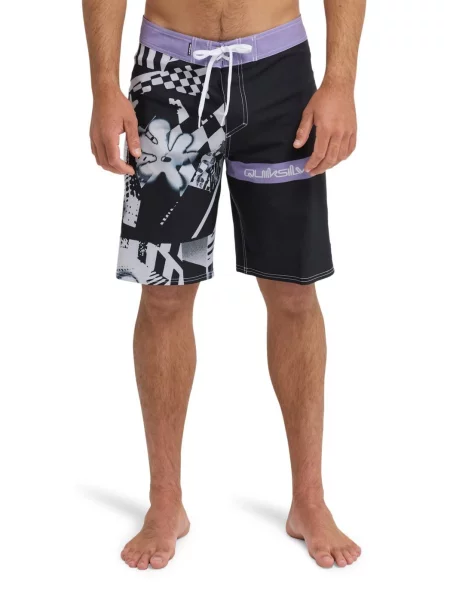 Szorty plażowe dla Mężczyzn SURFSILK STRAIGHT czarny