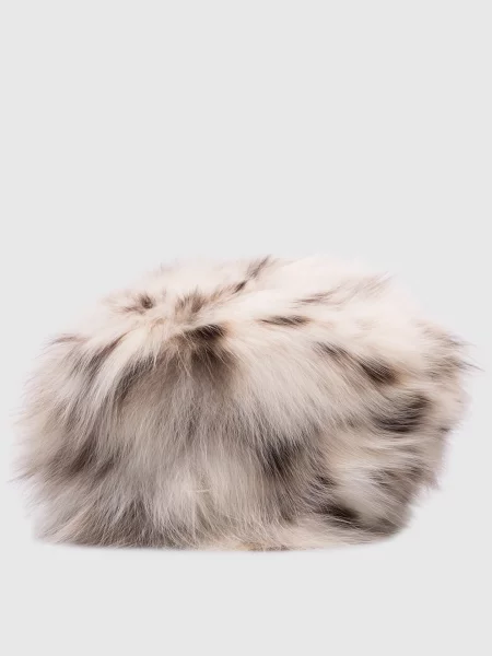 Шапка з хутра рисі Rindi бежева