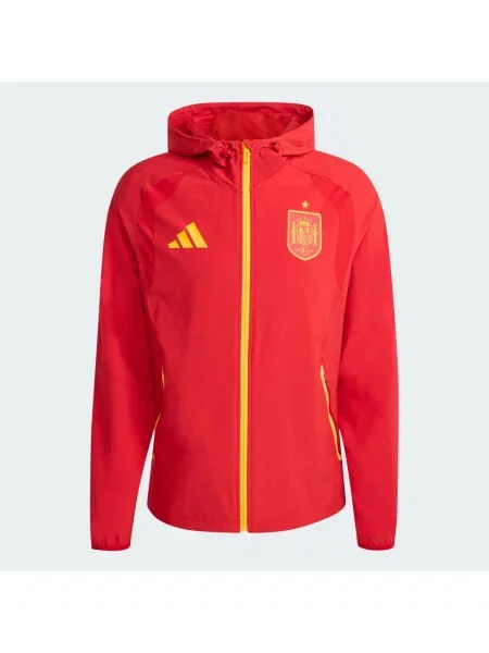 Větrovka Spain Tiro Travel Full Windbreaker červená