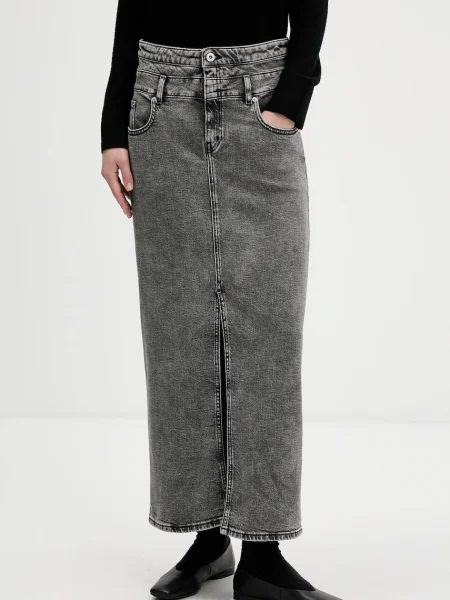 Karl Lagerfeld Jeans fustă jeans gri