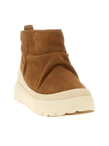 Botki Ugg wełniane brązowe