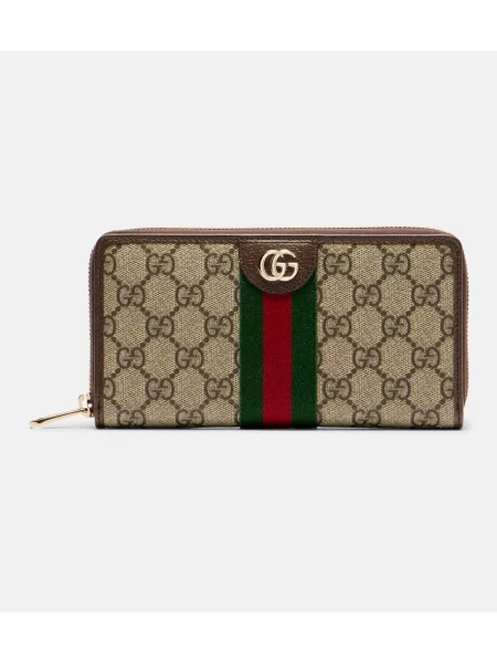 Portofel Gucci din piele bej