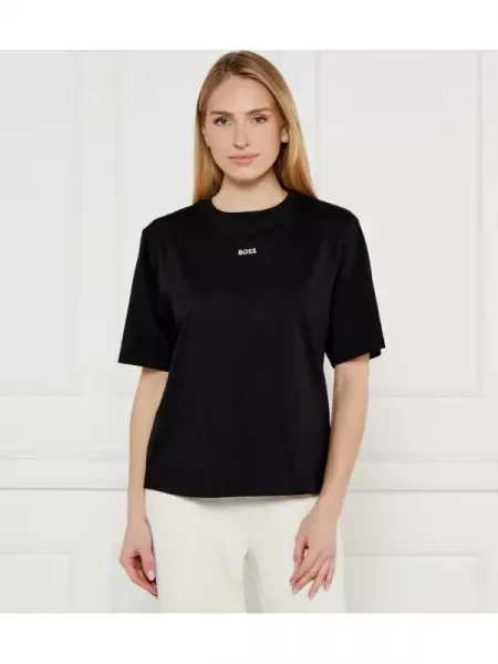 BOSS ORANGE Tricou negru