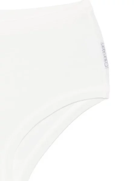 Chiloți Calvin Klein Collection tricotate alb