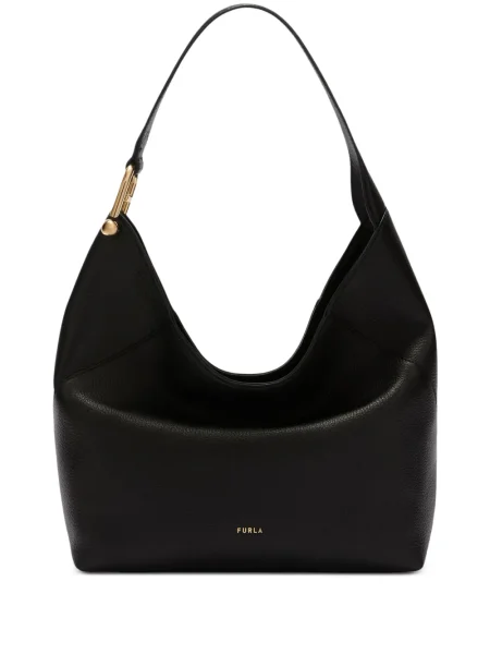Geanta de piele Furla din piele negru