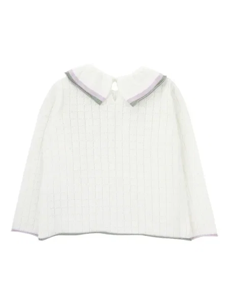 Sweter dziecięcy Knot biały