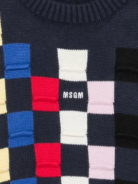 Sweter dziecięcy Msgm niebieski