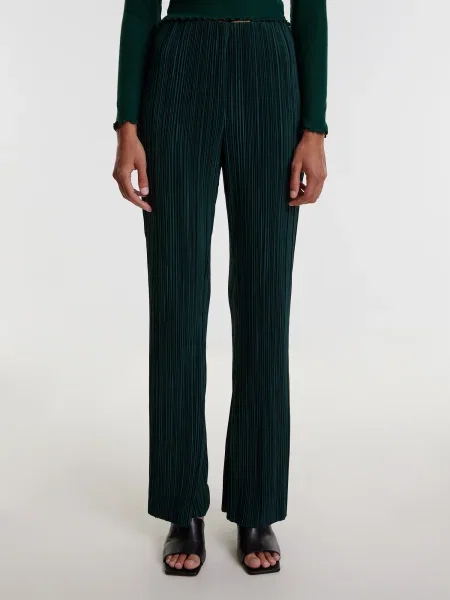 EDITED Pantaloni Zelinda închis verde