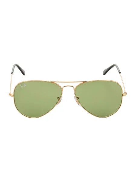 Ray-Ban Slnečné okuliare Aviator zlatá / olivová
