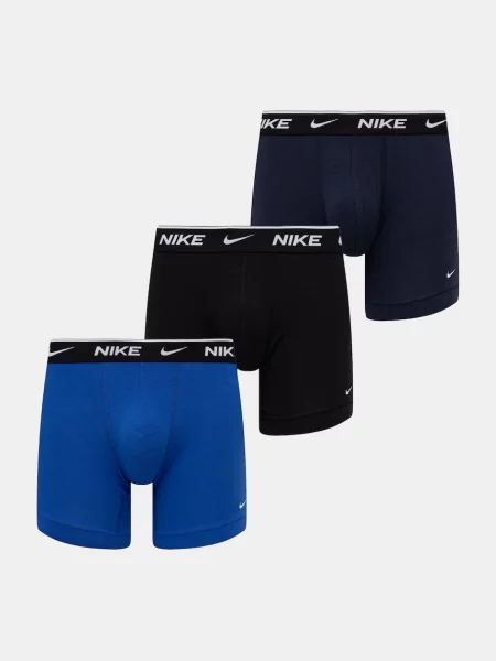 Pánske boxerky Nike Everyday Cotton Stretch 3 pary obsidian/game royal/black čierna