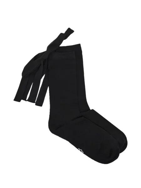 Ponožky Ugg s mašlí černé