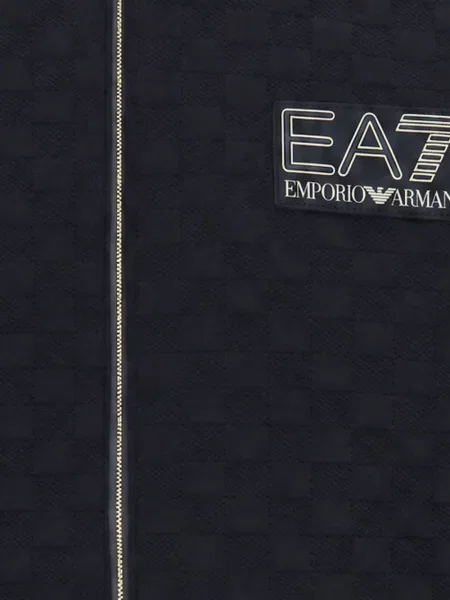 Hanorac cu fermoar Ea7 Emporio Armani negru