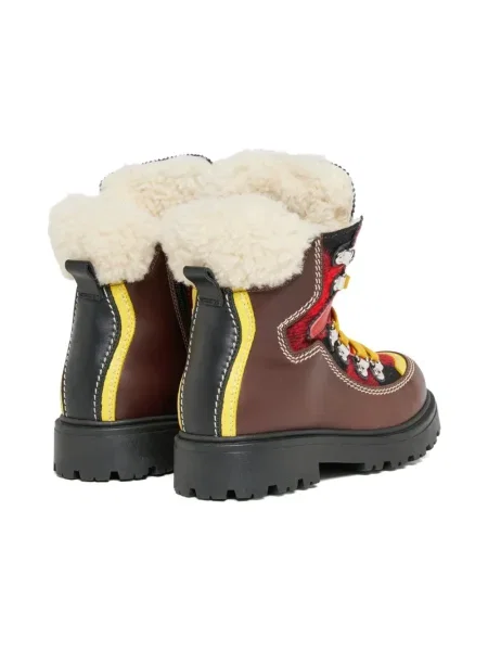 Botki dziecięce Dsquared2 brązowe