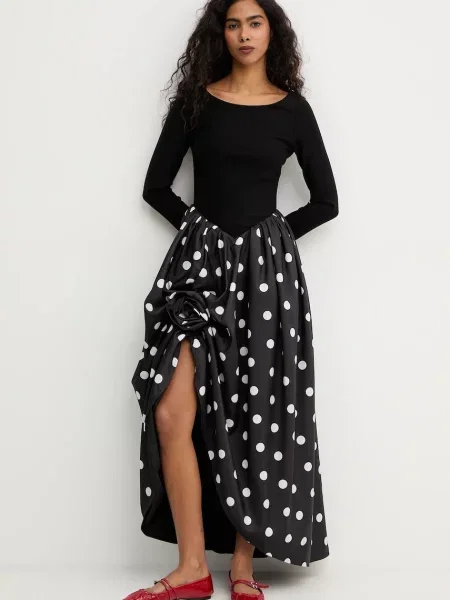 Сукня The Sleeper maxi розкльошена чорний