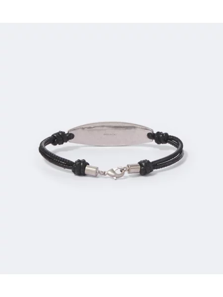Brăţară Saint Laurent din piele negru