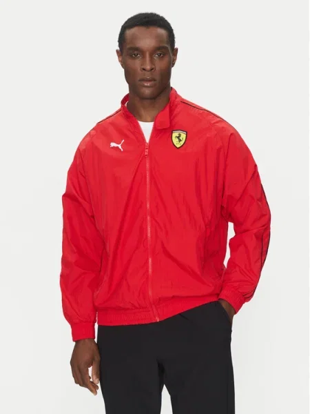 Puma Geacă Ferrari Race T7 roșu