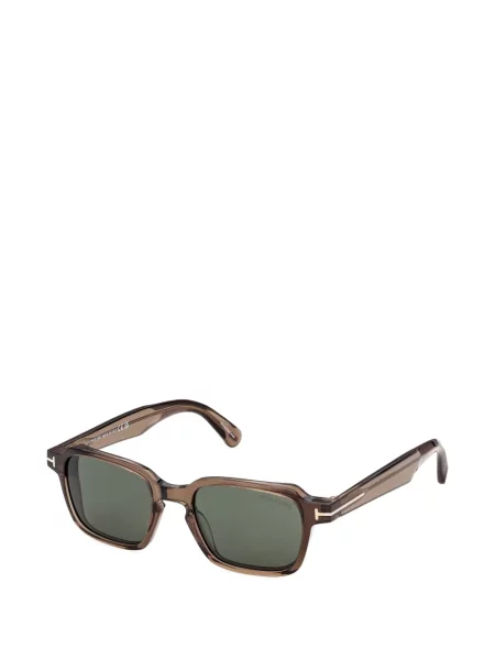 Sluneční brýle Tom Ford Eyewear s autogramem hnědé