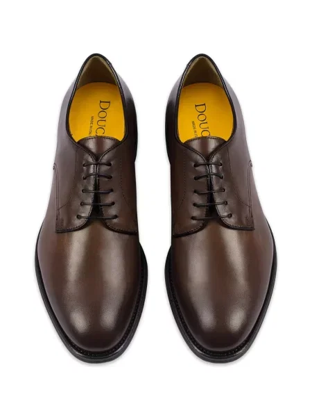 Pantofi derby Doucal's din piele maro