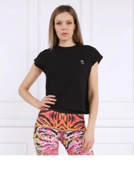 Plein Sport Tricou | Cropped Fit negru