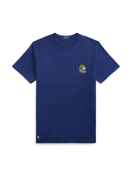 Polo Ralph Lauren Big & Tall Majica tamno / smeđa / žuta / zelena plava