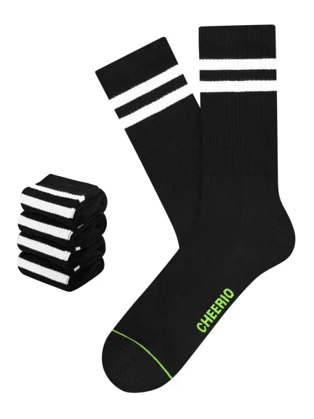 CHEERIO* Șosete TENNIS TYPE negru