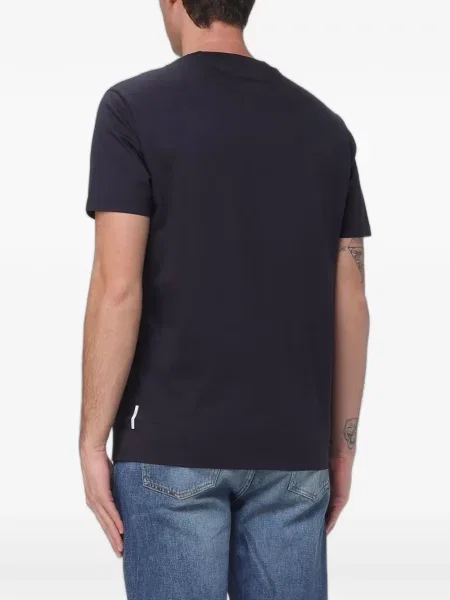 Tricou Armani Exchange cu decolteu rotund negru
