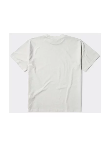 Aries t-shirt Aged Ancient Temple SS Tee beżowy z nadrukiem biała
