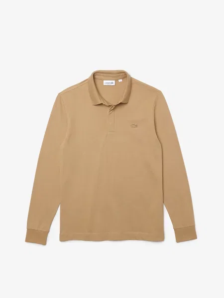 Поло Lacoste бежевий