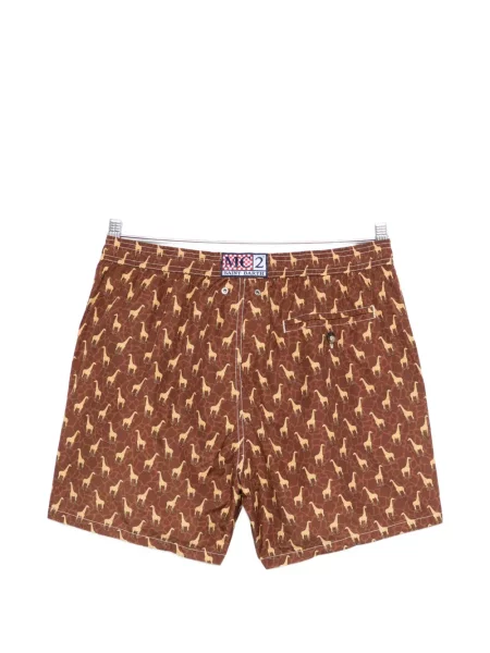 Slip de baie Mc2 Saint Barth cu imagine maro